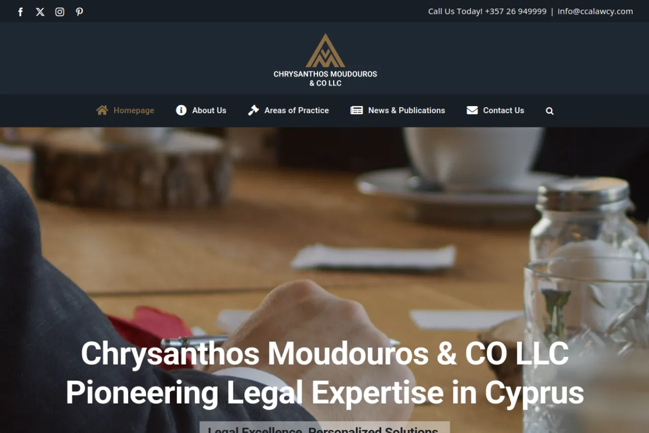 Chrysanthos Moudouros & CO — Δικηγορικό γραφείο